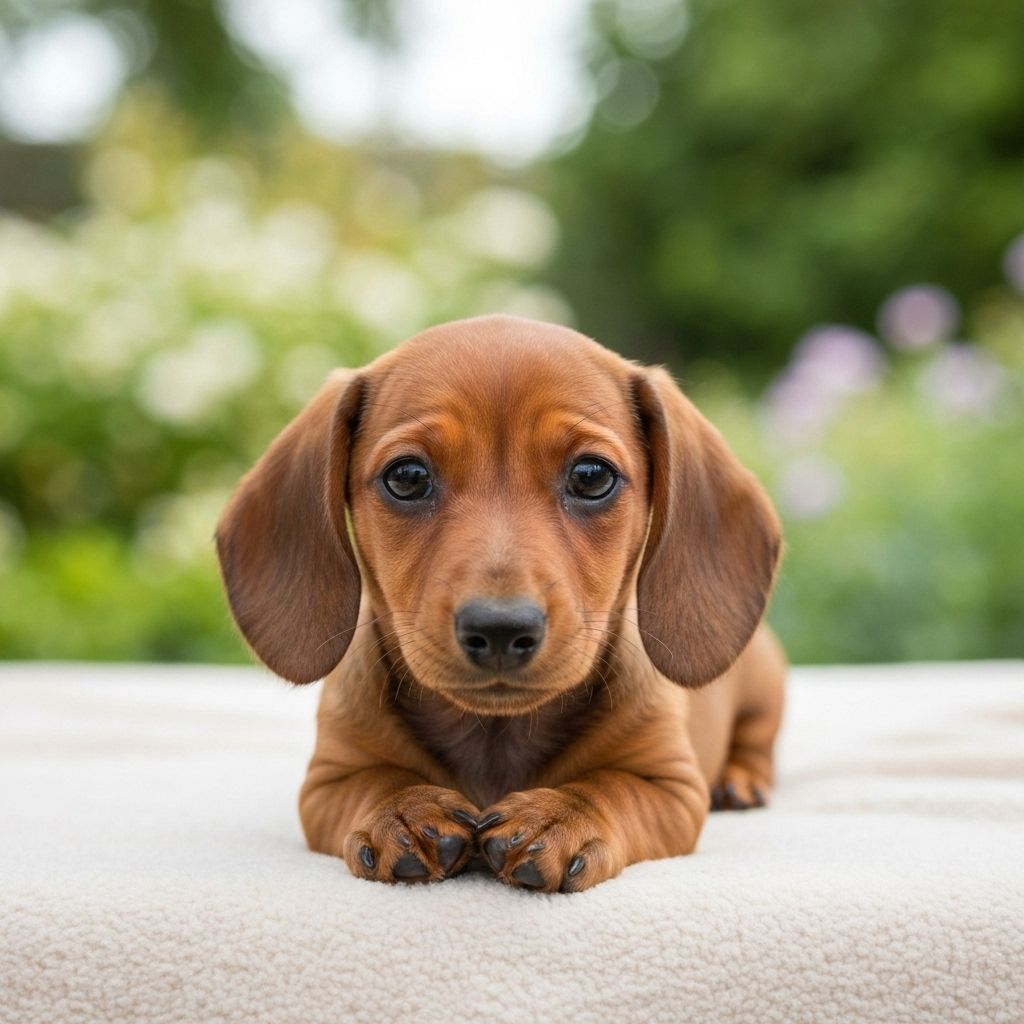 Miniature dachshund puppy - healthy and AKC registered